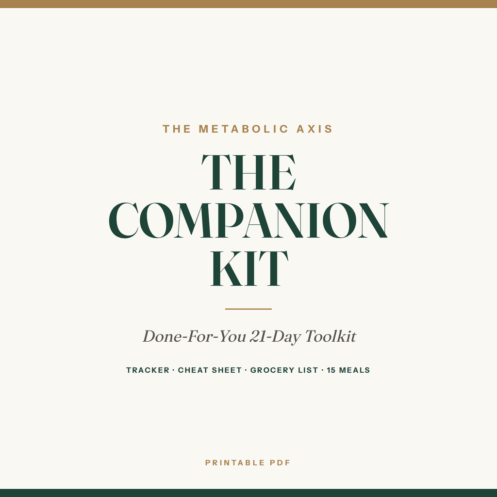 Die Stoffwechsel-Achse – Begleit-Kit (Fertiges 21-Tage-Toolkit)